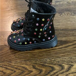 Lola and the boys rainbow crystal boots